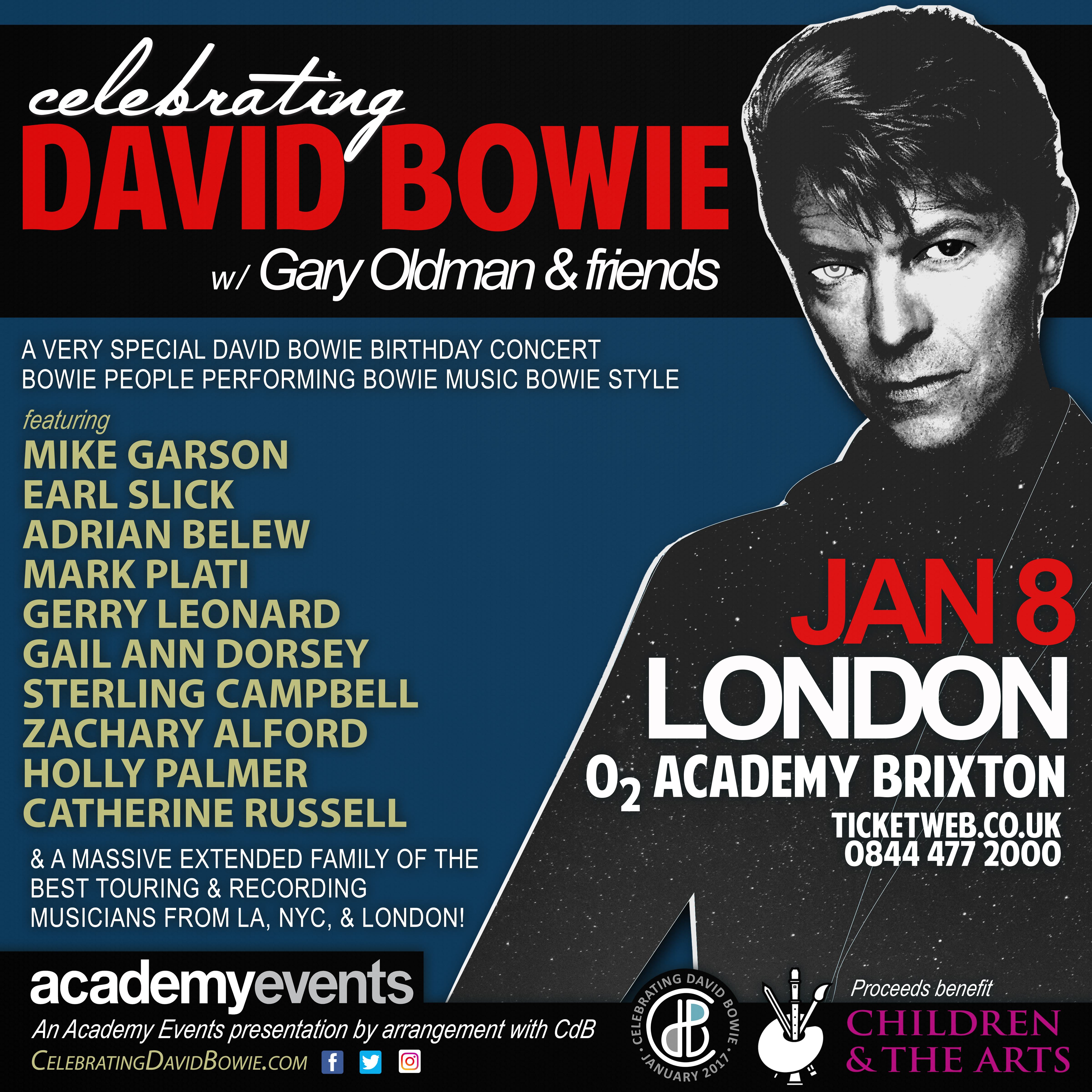 CDB - LONDON SHOW WITH GARY OLDMAN & FRIENDS