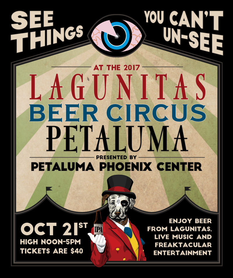 The Lagunitas Beer Circus: PETALUMA Poster
